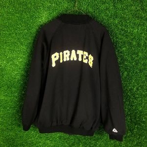 Majestic Pittsburg Pirates MLB Zip Up Jacket Reversible